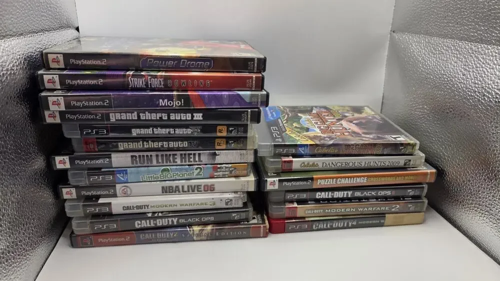 GTA V IV Call Of Duty Black Ops 2 PS2 PS3 Replacement Case Artwork Lot 18 Manual